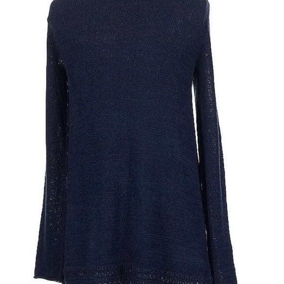 Lilly Pulitzer Deep Blue Fringe Cardigan - Picture 2 of 4